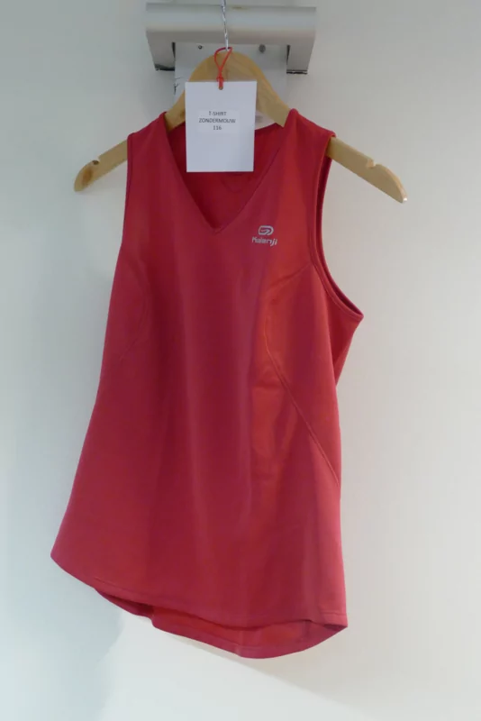 T-shirt zonder mouw